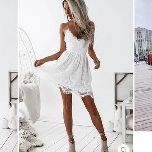 Jaus white dress